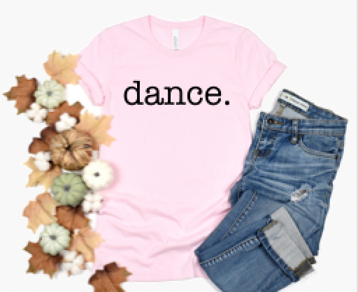 dance. short sleeve unisex tshirt