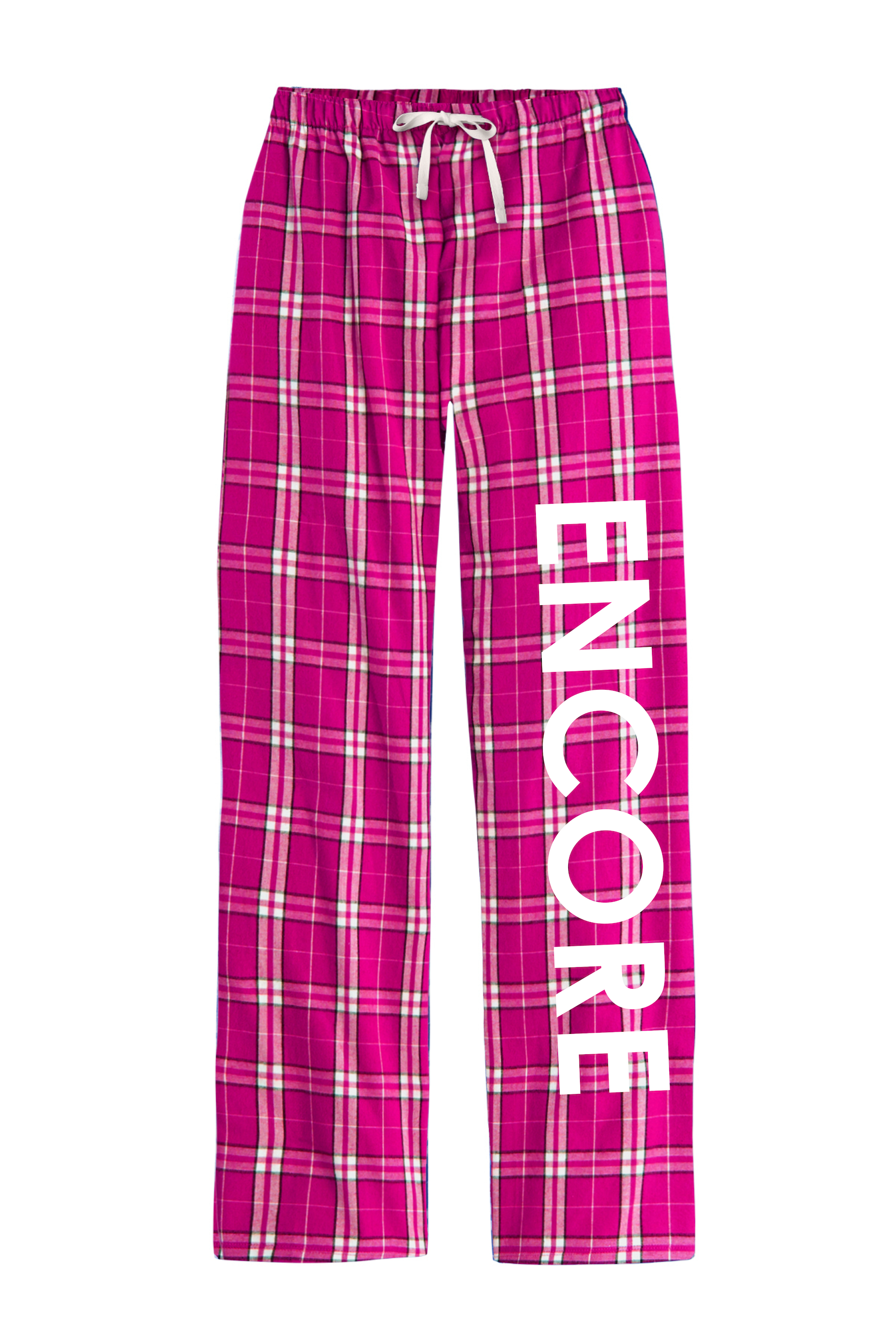 Women's flannel loungewear Bottoms- Encore down leg - Image 4