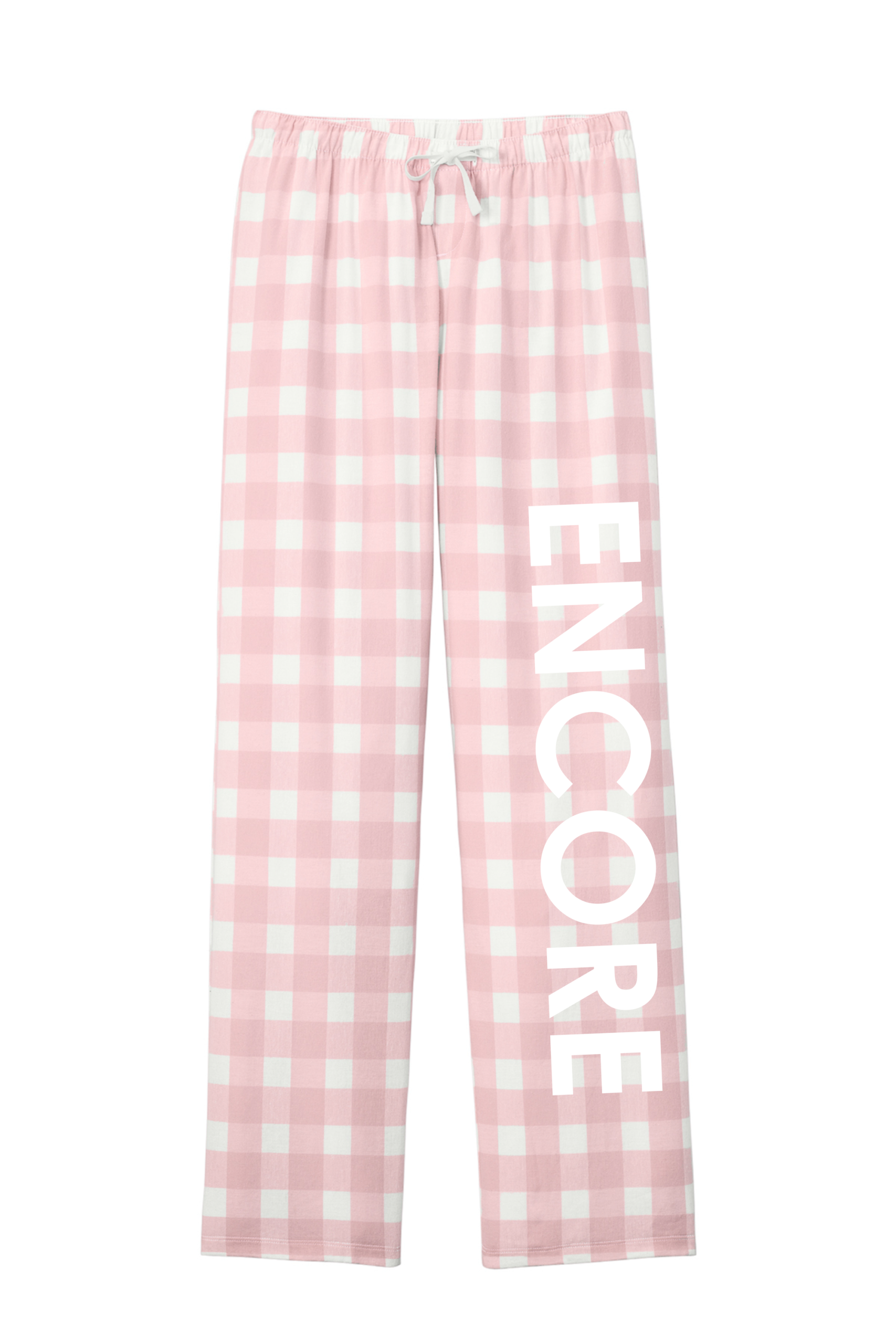 Women's flannel loungewear Bottoms- Encore down leg - Image 5